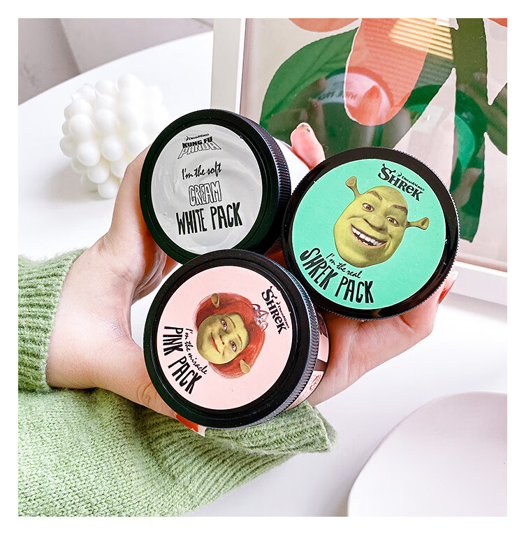 史莱克清洁面膜泥膜oliveyoung怪物涂抹式油皮角质毛孔绿色清洁毛孔