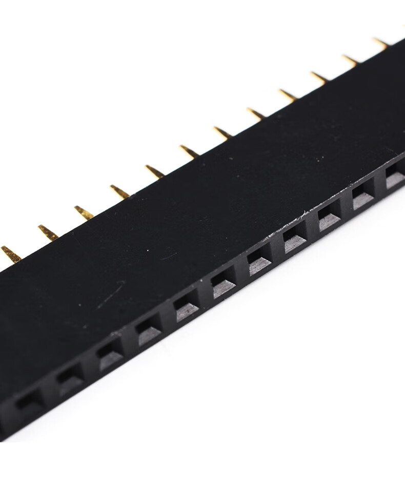 京北母座254mm排针插座排母12p3p4p5p6p7p8p9p10p16p20p通用款2p单排