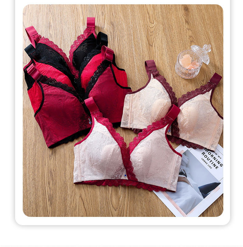 品牌内衣女人透气超薄款奶罩透明性感大胸乳罩加肥加大码胸罩胖mm无