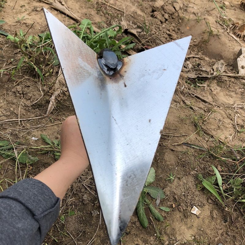 芊阙起垄锄三角锄头开沟开荒种花种菜尖嘴松土农用尖头拉锄刨沟神器白