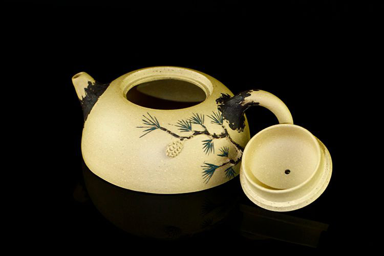 阴阳壶酒壶宜兴紫砂壶绿泥吕尧臣紫玉金砂壶阴阳太极壶八卦壶松针壶