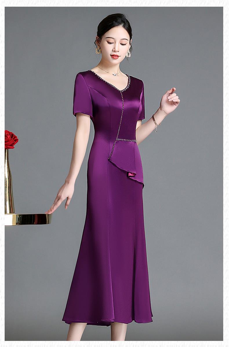 觅靓裳 喜婆婆婚宴时尚礼服喜婆婆婚宴装高端婚礼礼服高贵年轻敬酒服