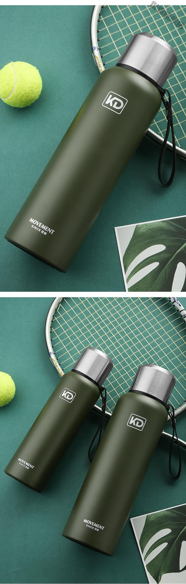 俄罗斯保温杯俄罗斯全钢保温杯不锈钢304大容量男便携水杯子户外运动