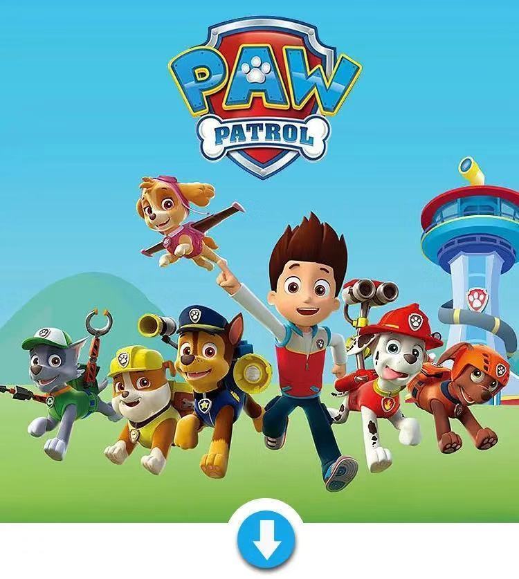 汪汪队立大功玩具套装汪汪队立大功变形小狗巡逻队回力惯性车玩具36岁