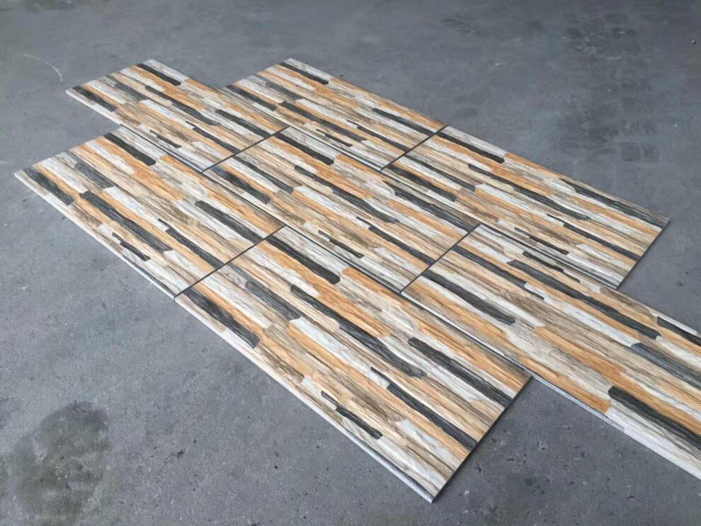 外墙瓷砖乡村家用别墅仿古蘑菇石200x400文化石室外砖庭院围墙砖t5