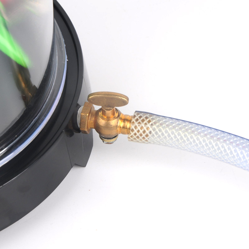 定制适用于抽气盘真空不能传声老式玻璃钟罩抽气机附真空罩物理实验