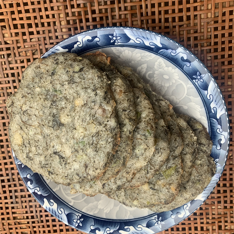 安徽六安新鲜蒿子粑粑清明粑蒿子馍农家手工腊肉蒿子饼10个土特产