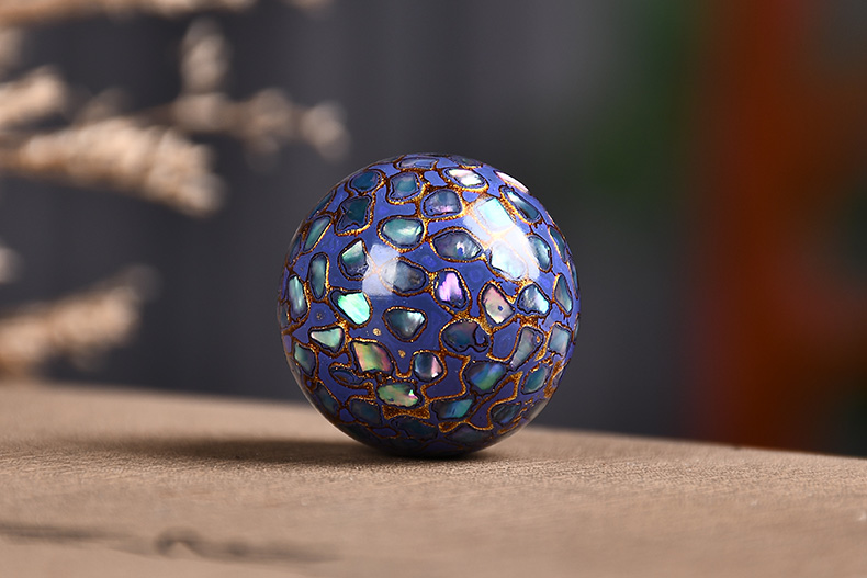 【京选旗舰】满贝壳大漆珠单珠螺钿女士手链佛珠手串饰品漆器非遗多宝