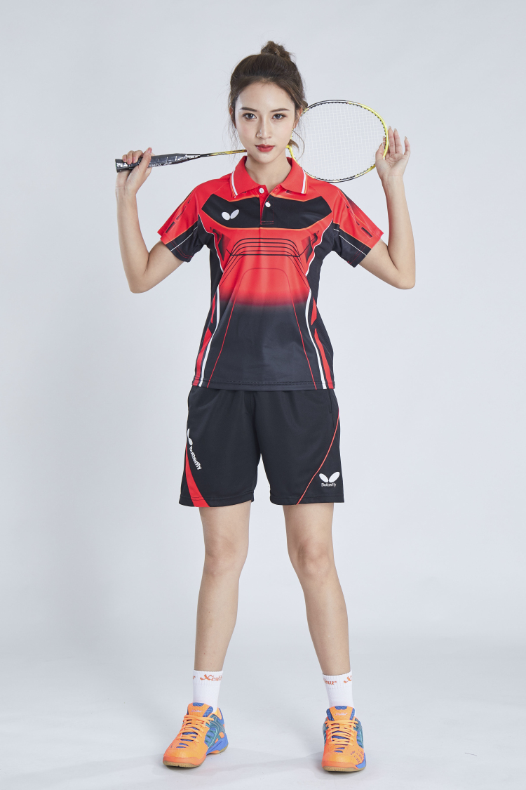 乒乓球服装男女夏短袖速干乒乓球衣套装比赛服运动服男36088蓝衣86088