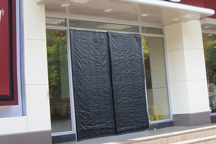 适用于定制冬季加厚棉门帘家用防风保暖防水防寒隔断空调超市商场门帘