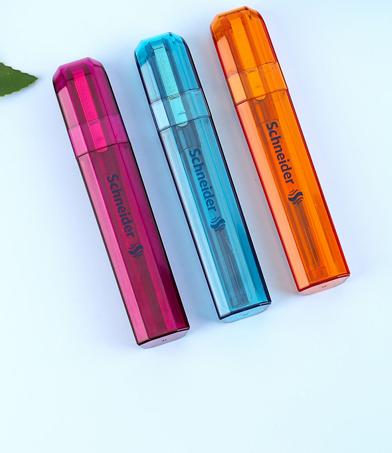 施耐德官方新品德国schneider施耐德钢笔bk406透明学生专用可替换墨囊