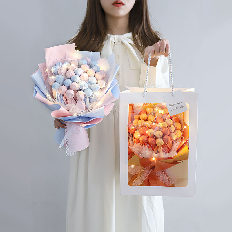 棒棒糖花束生日礼物女生闺蜜创意diy手工礼物糖果同学圣诞节礼物甜心