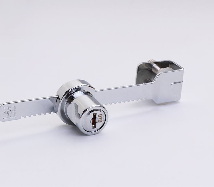 雪糕冰箱锁卧式防盗雪糕柜锁冷柜锁推拉商用免打孔冰柜锁冰淇淋小号