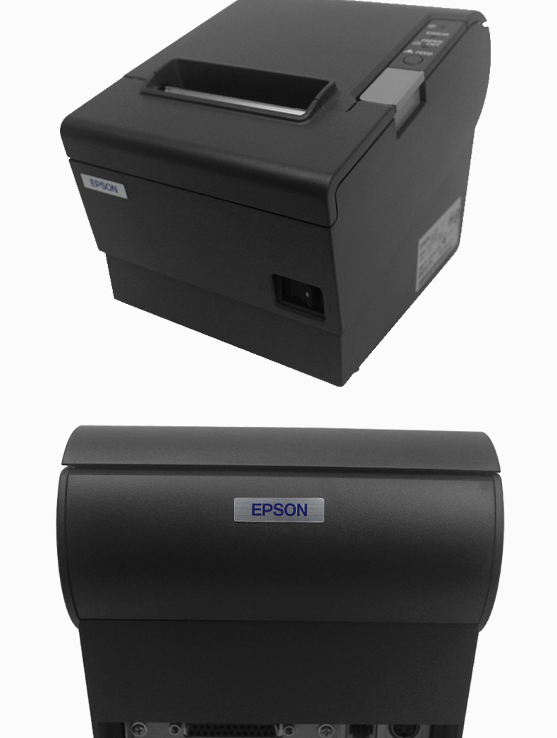 爱普生(epson)tm-t88v热敏打印机80mm小票机并口餐饮酒店厨房菜单商场
