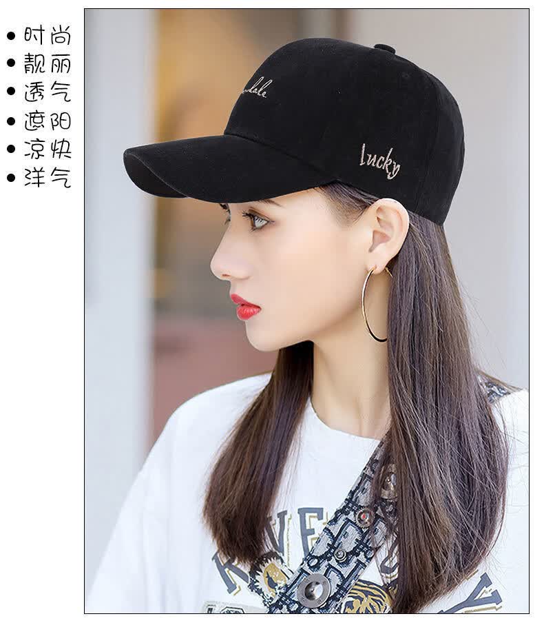 抖芊帽子女棒球帽女韩版潮牌防晒遮阳帽百搭帽子女士时尚卡其色