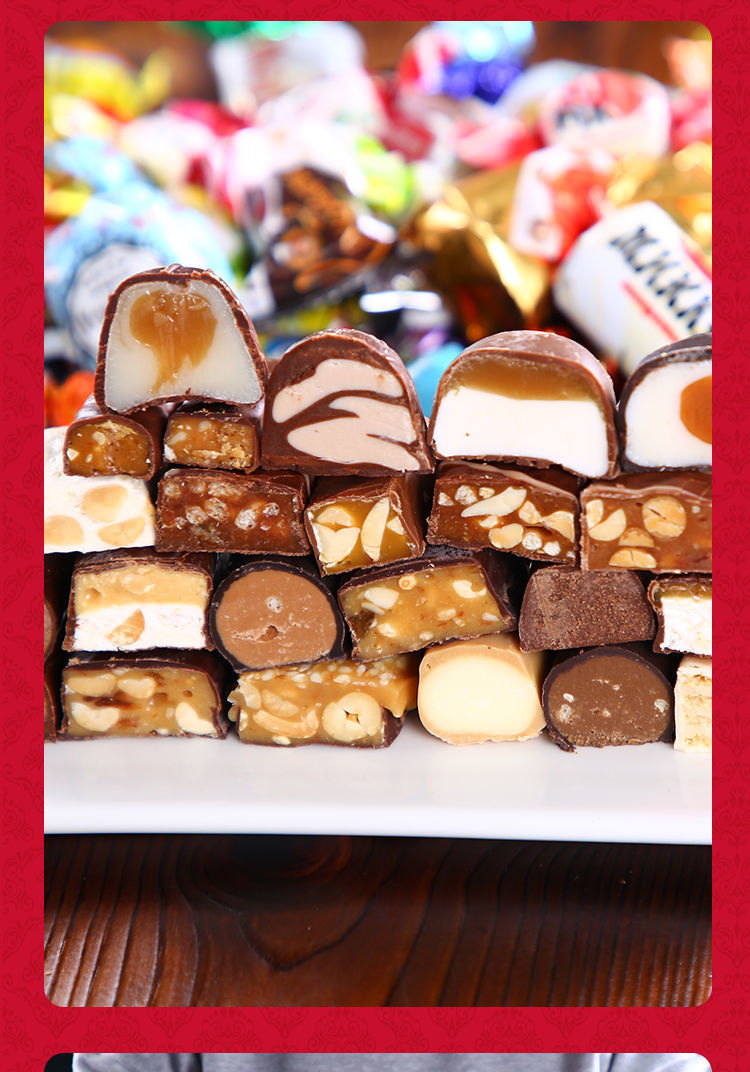 俄罗斯进口糖果混装巧克力威化夹心混合糖零食喜糖年货整箱精品混合糖