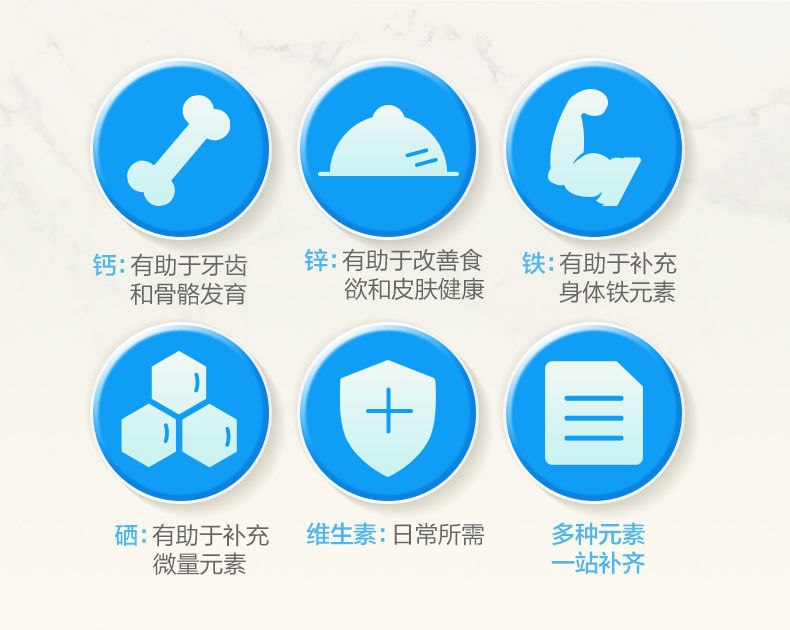 碧生源多种维生素钙铁锌硒片100g钙片儿童青少年学生乳母补钙加强装钙