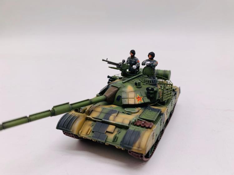 神孩子 虎式坦克模型1/72 中国陆军ztz-59d坦克 59式主战坦克 三色