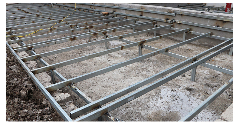 吉城帮塑木龙骨防腐木龙骨户外地板专用地龙骨架户外地板镀锌方钢塑木