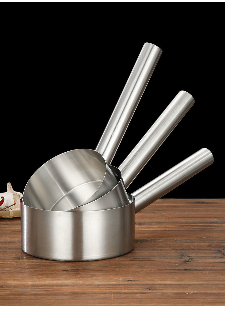 不锈钢水瓢加厚长柄勺商用家用水勺水舀子水壳厨房用大号汤锅奶锅 5斤