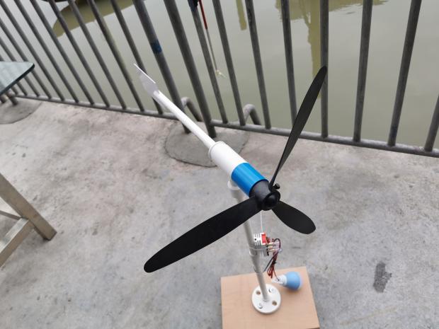 钰慧yuhui自制风力发电机风车小型风能微景观庭院装饰灯科教学试验