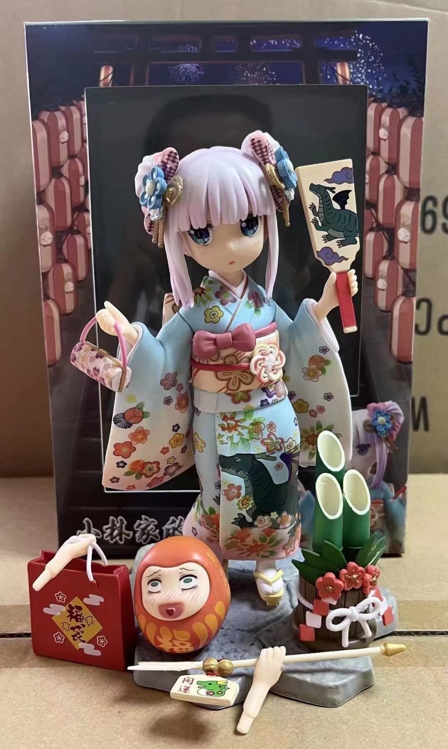 动漫卡通二次元周边可爱康娜手办玩具模型摆件 和服康纳 【高18cm】