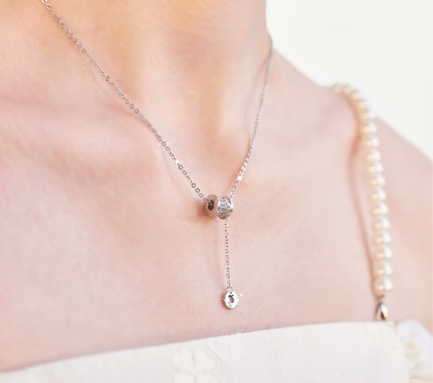 viviwell女神礼物viviwell满钻幸运小蛮腰项链闪耀银河日韩甜美款曼笃