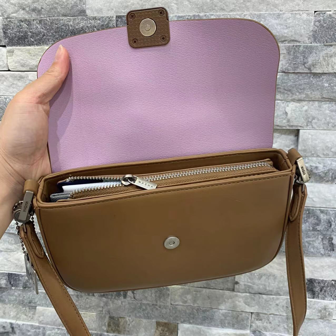 玛莎精品包潮流 玛莎包包女小众设计包小方包韩系洋气百搭蓬蓬包单肩