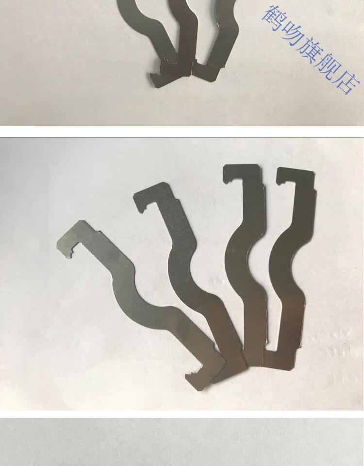 弹簧卡片蝴蝶卡铁皮卡kbg镀锌管卡丝杆吊筋管卡箍2050弹簧卡片20mm100