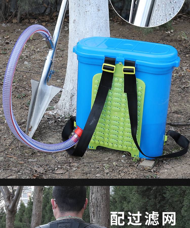 新款农用果树施肥器硬地追肥神器背负式多功能果园入土下根部施化肥机