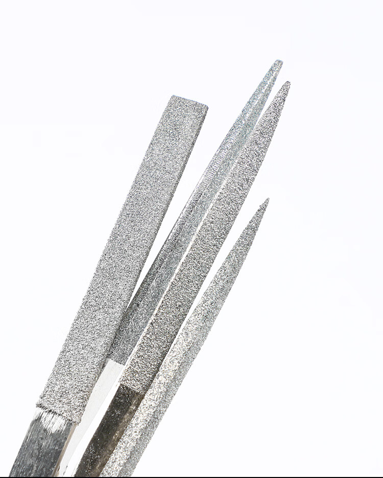 适用金刚石锉金刚砂锉刀打磨细钢锉金属合金小什锦锉刀金钢沙挫子套装