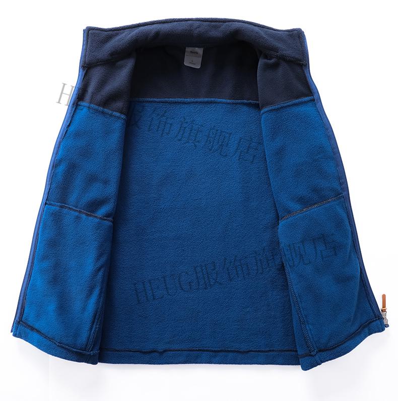 【抖音同款】pafeiqi/帕菲奇秋季户外抓绒衣外套男防风立领保暖锁温