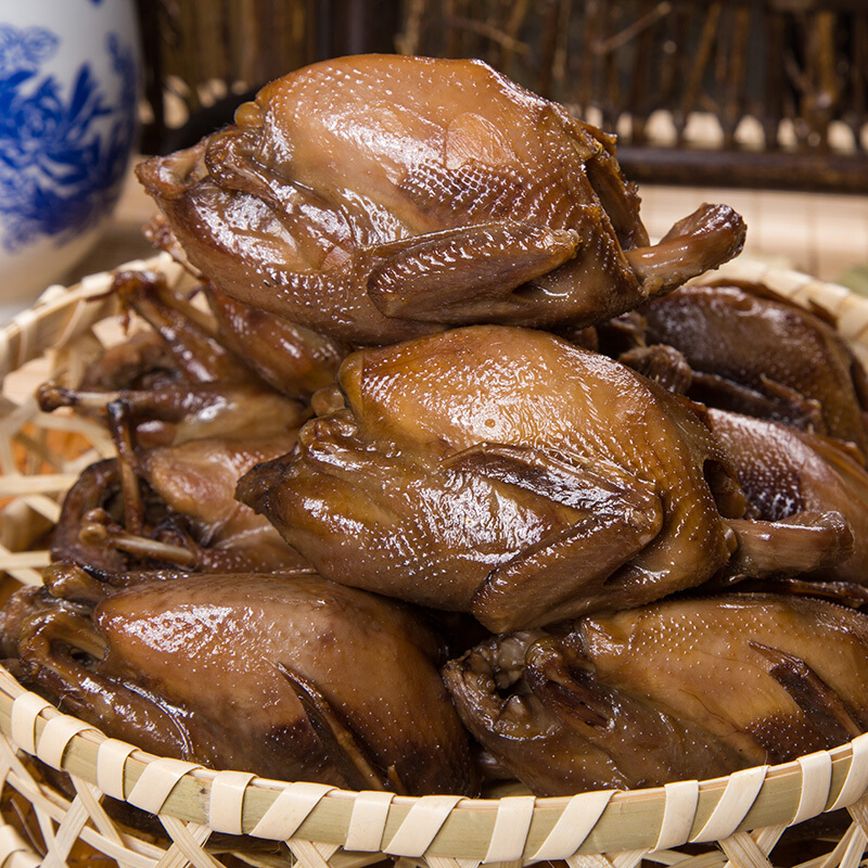 常熟特产爊鹌鹑美味土特产卤味现做熟食10只650克