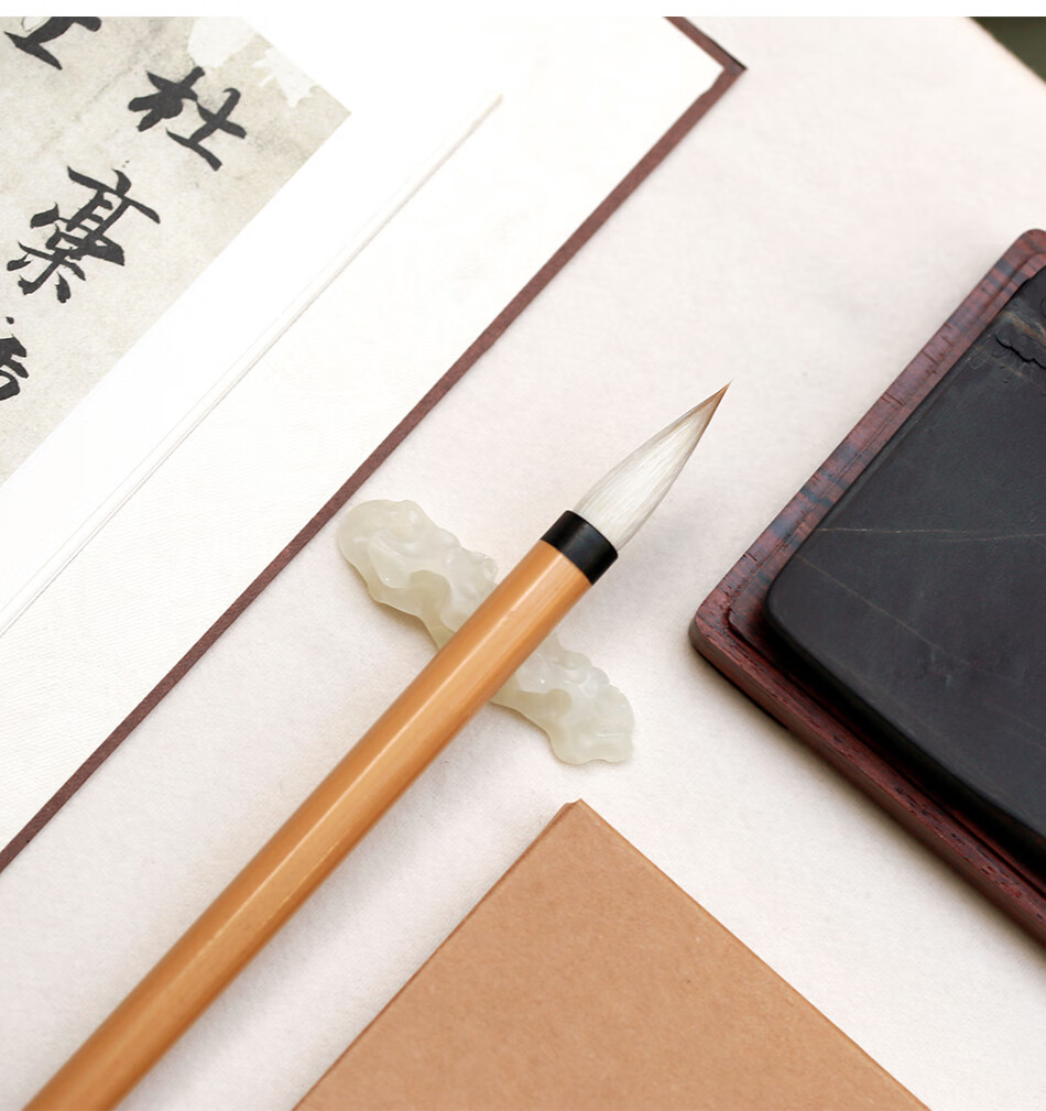 萌念【京东京选】齐颖文化毛笔问心堂级书童白云狼毫羊毫兼毫笔大楷