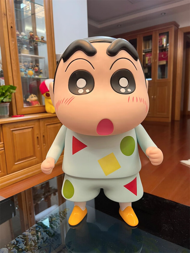 【官方直售】蜡笔小新手办系列1比1摆件可爱大玩偶大号模型公仔礼物