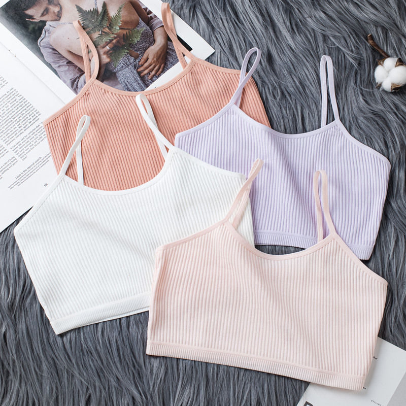 【亏本冲量】儿童内衣女童夏装背心女孩宝宝吊带发育期10小学生8-16岁