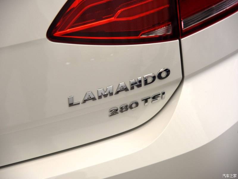 适配大众凌渡行李箱字母贴标lamando电镀230tsi后车标排量280标志上汽