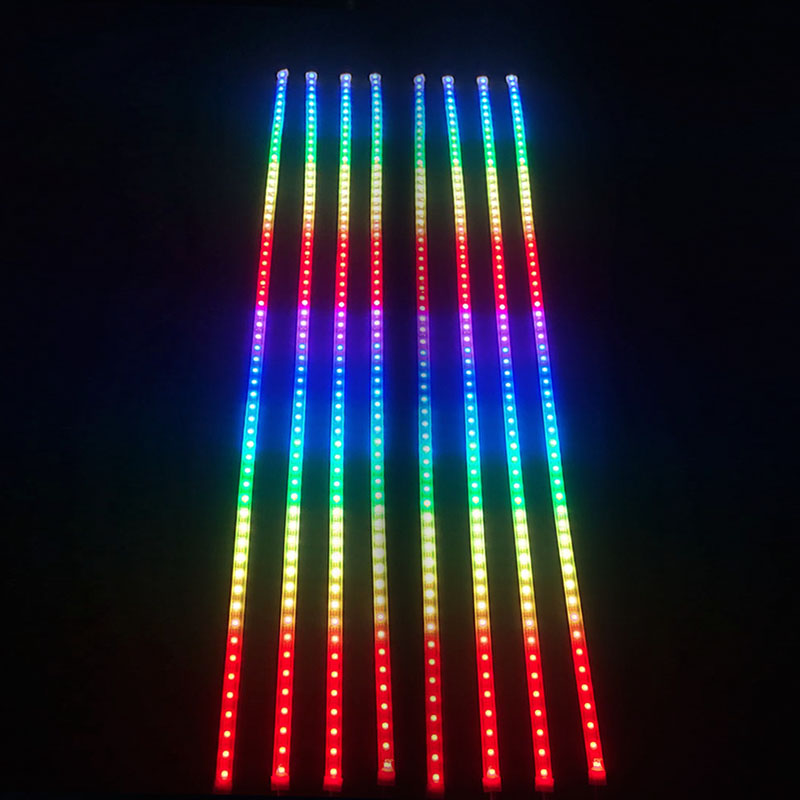 软条声控节奏灯led软条频谱感应ktv音响音乐声控音频节奏灯带rgb拾音