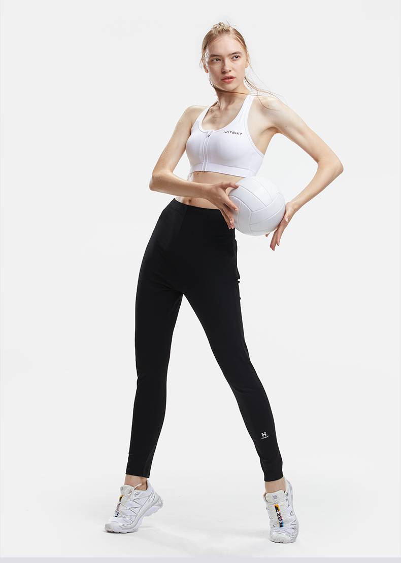 后·秀暴汗裤女高腰收腹夏季运动服健身瑜伽裤 黑色 m【图片 价格