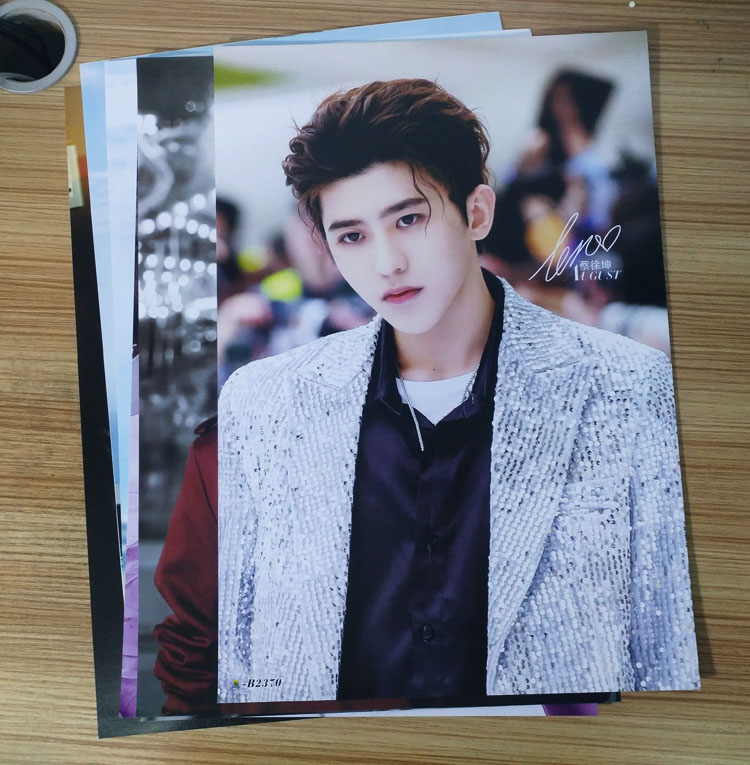 蔡徐坤周边小卡 蔡徐坤明信片小卡片照片集签名写真贴纸周边生日礼物