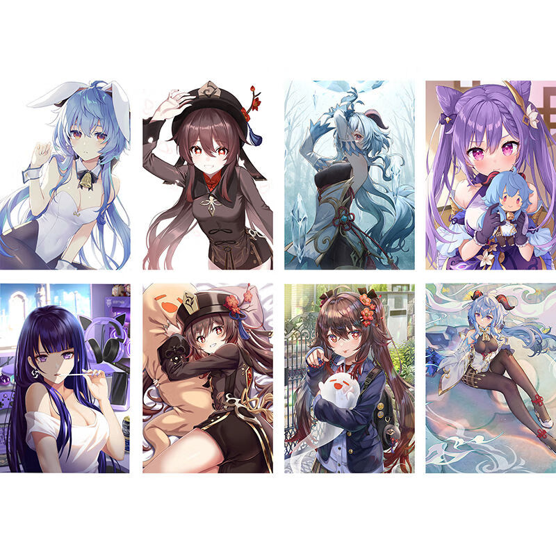 魈神里凌人达达利亚二次元新款高清宿舍墙贴动漫壁纸 【原神h款】