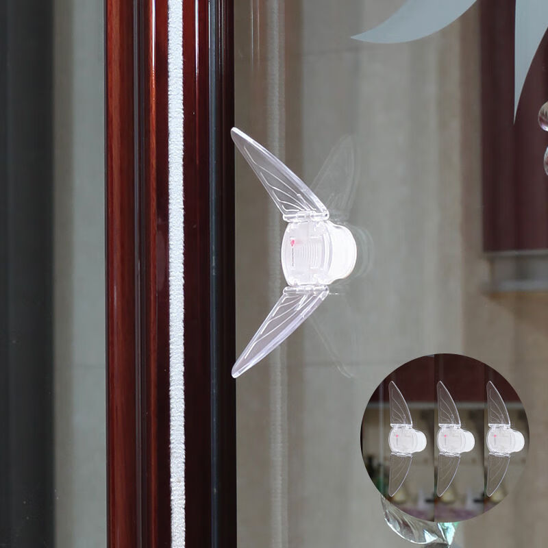 诚品窗户锁扣免打孔平开玻璃移门锁宝宝移窗锁windowlock白色1个装