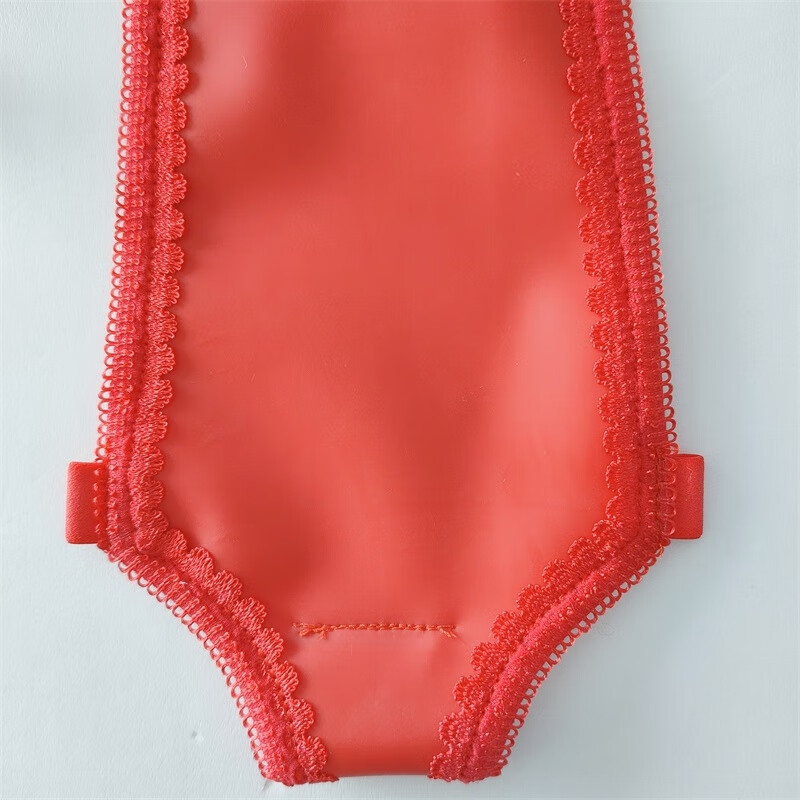 久爱月经带卫生带老式生理裤胶皮男女情趣丁字裤有插槽性感蕾丝边成人