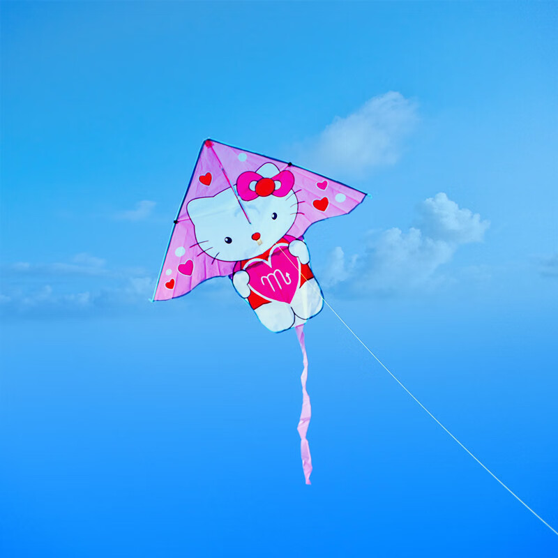 2022年新款风筝hellokitty风筝猫凯特猫女孩初学者微风儿童易飞家用