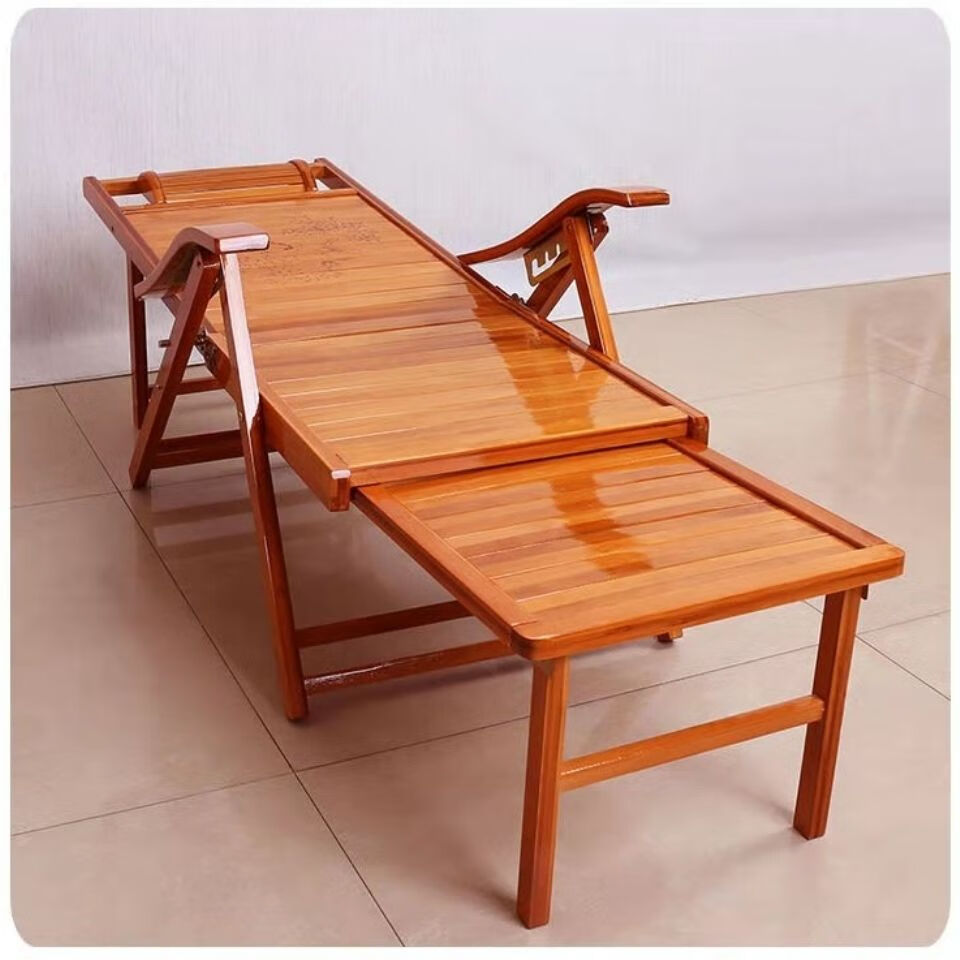 竹椅 躺椅 折叠椅 多功能折叠椅躺椅沙滩椅摇椅午休竹椅加长加宽加固