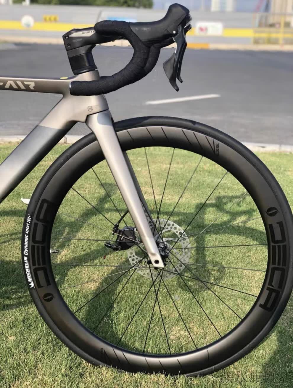 美国闪电同款java新款火6碳纤维公路自行车22变速碟刹弯把碳刀男女