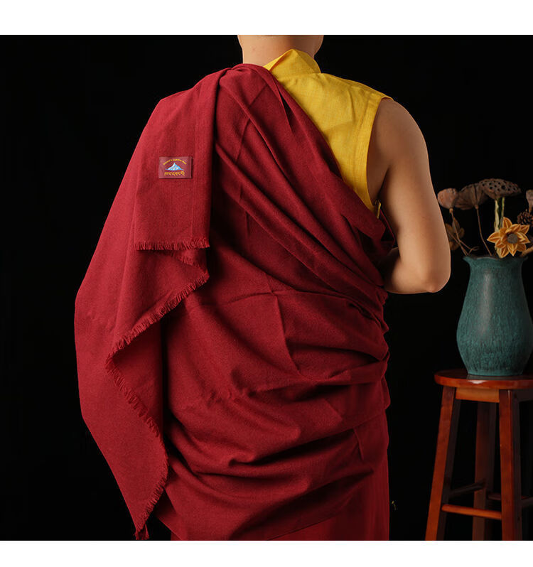 早秋新款僧衣藏传佛教喇嘛僧服羊绒披单夏季薄透气藏传佛教和尚出家人