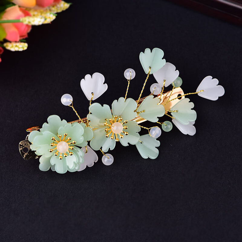 京品优选捡漏大号琉璃古风发卡夹簧夹头饰女全扎发夹盘发装饰品后脑勺