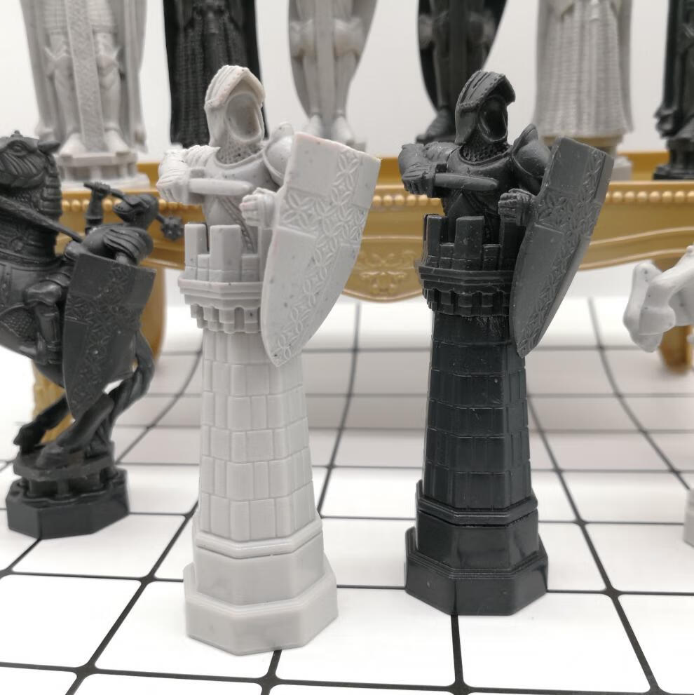 不舍天真 巫师棋 哈利波特周边终挑战象棋 霍格华兹摆件散货 白3 仅
