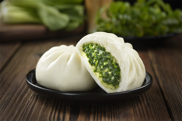 品维扬素包子荠菜包素植物油冷冻早餐包子速冻香菇青菜包子速食荠菜包